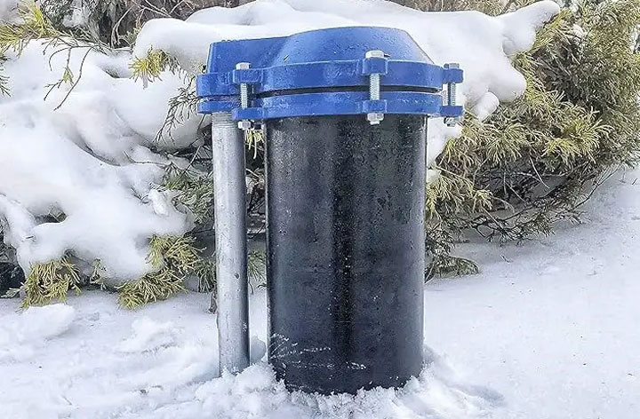 Winter water well maintenance